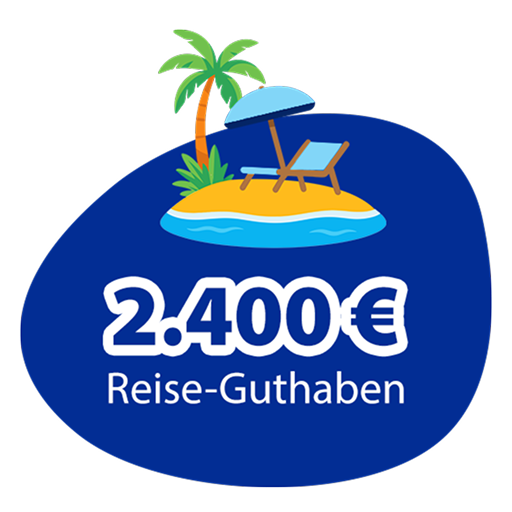 2.400€ Reise-Guthaben